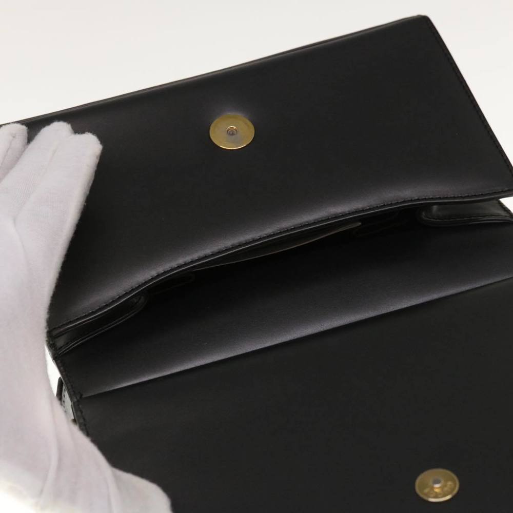 GUCCI Hand Bag Leather Black Auth yk10455 - Picture 9 of 16